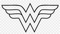 Image result for Wonder Woman Logo Coloring Pages