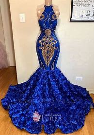 Image result for Rose Gold and Blue Dress