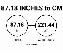Image result for 18 in to Cm