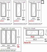 Image result for Ukuran Pintu Sliding Aluminium 2 Daun