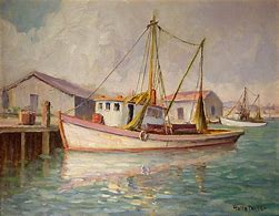 Image result for Old Shrimp Boats of Art