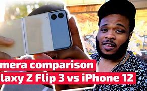 Image result for Samsung Z Flip Camera vs iPhone