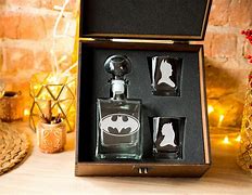 Image result for Batman Whiskey Decanter and Glasses