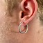 Image result for Men Gold Hoop Earrings Small