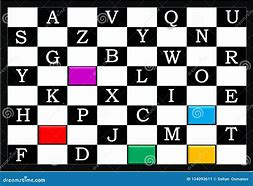 Image result for Chess Board Letters