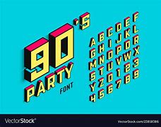 Image result for Font with Triangles Underneath Retro 1990s