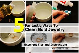 Image result for How to Clean 14K Gold Jewelry