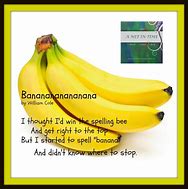 Image result for Banana Poems for Kids