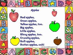 Image result for Apple Poem