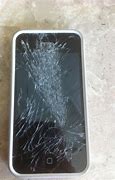 Image result for iPhone Shattered Screen in Protective Case