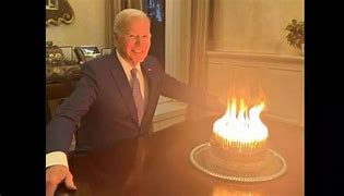 Image result for Biden Birthday Cake Meme