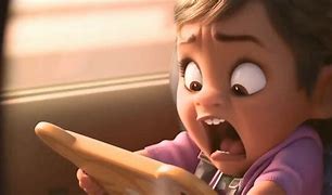 Image result for Pixar Kid Screaming Tablet Meme