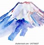 Image result for Mount Fuji Watercolor