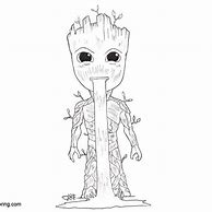Image result for Baby Groot Coloring Flower