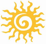 Image result for Spiral Sun Clip Art