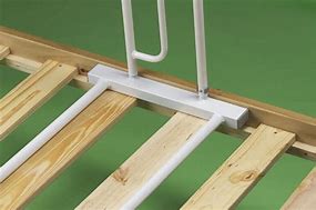 Image result for Bed Frame Rails with Hooks
