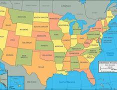 Image result for Us Map of States