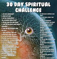 Image result for 30-Day Spiritual Challenge
