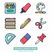 Image result for School Supply Icon