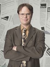 Image result for Dwight Schrute Red White Blue