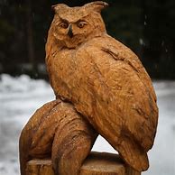 Image result for Carved Owl