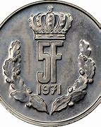 Image result for GRAND-DUCHE De Luxembourg 5 Francs