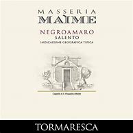 Image result for Tormaresca Negroamaro Masseria Maime Salento