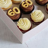 Image result for 60th Birthday Cupcakes