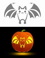 Image result for Cute Bat Face Stencils