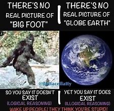 Image result for Flat Earth Argument Meme