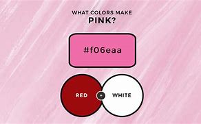 Image result for Red and White Make Pink Color