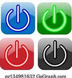 Image result for Power Button in 3D Logo