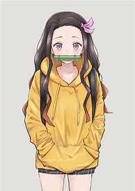 Image result for Yellow Hoodie Anime Girl