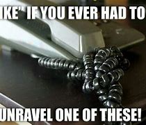 Image result for Phone with Spiral Cord Meme