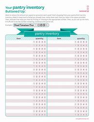 Image result for Pantry Inventory Spreadsheet
