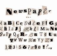 Image result for Newspaper Font Generator