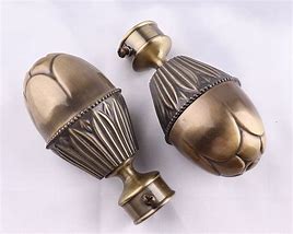 Image result for Curtain Rod Finials