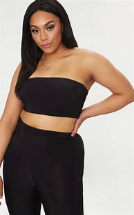 Image result for Plus Size Bandeau Tops