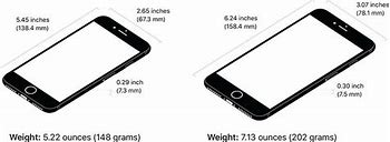 Image result for Tamanho iPhone 8 Cm