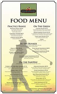 Image result for Parklands Golf Club Armagh Menu