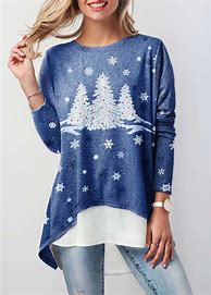 Image result for Christmas Tunic Tops for Women