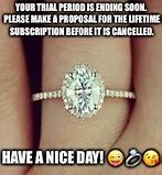Image result for Engagement Ring Meme