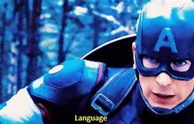 Image result for Captain America Language