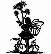Image result for Flower Fairy Silhouette