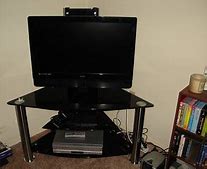 Image result for White TV Stand for CRT TV