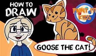 Image result for Goose The Cat Drawing