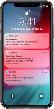 Image result for Text Message On iPhone Lock Screen