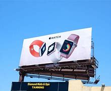 Image result for Apple Watch Series 2 Mega Billboard Ooh
