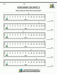 Image result for Free Printable Ruler Measurement Worksheets