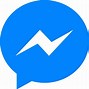 Image result for Black Background Facebook Messenger Logo